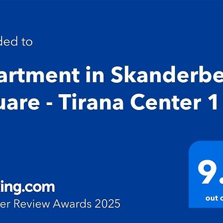 Apartment In Skanderbeg Square - Tirana Center 1 Buitenkant foto